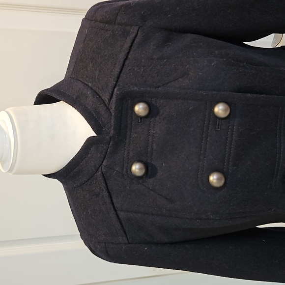 Ann Taylor LOFT Military Wool Jacket  SZ 6P - Picture 2 of 9